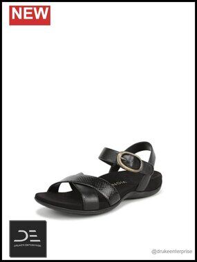Vionic Strappy Sandals with Orthotic Support - Open Toe Flats